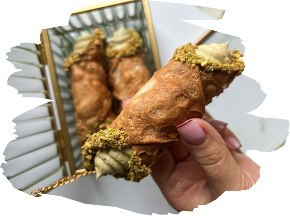 canolli pistacjowe